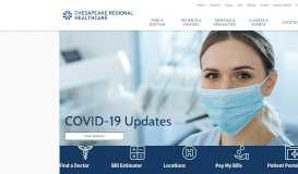 
							         Chesapeake Regional Healthcare: Home Page								  
							    