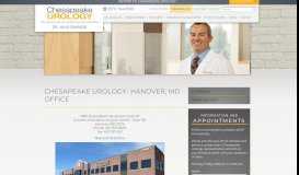 
							         Chesapeake Urology Hanover Office - Clinical Fellowship in ...								  
							    