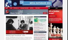 
							         ChessBase: Chess News								  
							    