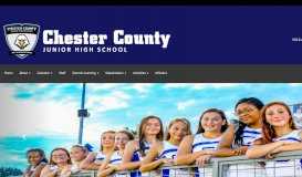 
							         Chester County Junior High School								  
							    
