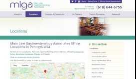 
							         Chester County PA - Main Line Gastroenterology								  
							    