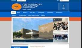 
							         Chester Union Free School District								  
							    