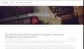 
							         Chevrolet Astro Van Stolen from Street in Queens - Recovered ...								  
							    