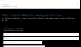 
							         Chevron Early Payment Program | C2FO								  
							    