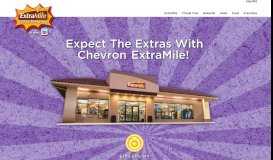 
							         Chevron ExtraMile Convenience Stores, Gas Stations & Rewards!								  
							    