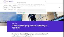 
							         Chevron: Mapping market volatility in real-time - Openlink								  
							    