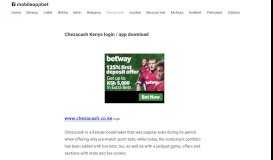 
							         Chezacash app download - Kenya login for mobile devices								  
							    