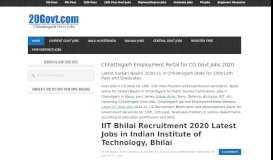 
							         Chhattisgarh Government Job Site- CG govt Recruitment 2019								  
							    