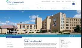 
							         CHI St. Alexius Health Devils Lake Hospital | Advanced Health Solutions								  
							    