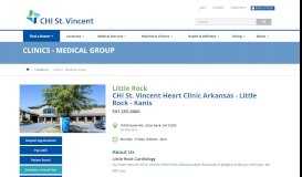 
							         CHI St. Vincent Heart Clinic Arkansas - Little Rock - Kanis For Heart ...								  
							    