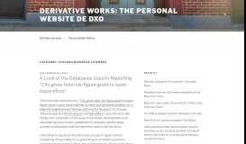 
							         Chicago Business Licenses – Derivative Works: The personal website ...								  
							    