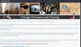 
							         Chicago Dizziness and Hearing:								  
							    