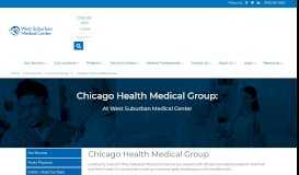 
							         Chicago Health Medical Group by West Suburban Medical Center								  
							    