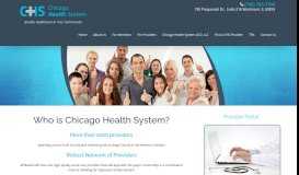 
							         Chicago Health System |								  
							    