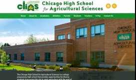 
							         Chicago High School for Agricultural Sciences								  
							    