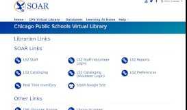 
							         Chicago Public Schools - Librarian Links - CPS Virtual Library								  
							    