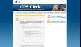 
							         Chicago Public Schools - News Portal for Clerks - CPS Clerks								  
							    