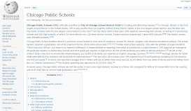 
							         Chicago Public Schools - Wikipedia								  
							    
