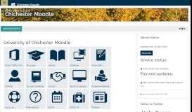 
							         Chichester Moodle - University of Chichester								  
							    