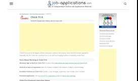 
							         Chick-fil-A Application, Jobs & Careers Online - Job-Applications.com								  
							    