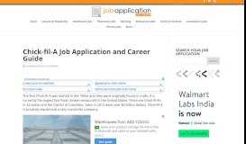 
							         Chick-fil-A Job Application and Career Guide 2019 | Job Application ...								  
							    