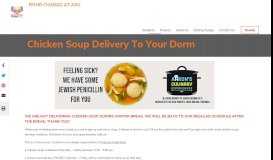 
							         Chicken Soup Delivery To Your Dorm - Rohr Chabad at ASU								  
							    