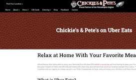 
							         Chickie's & Pete's on Uber Eats | Chickie's & Pete's								  
							    