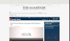 
							         Chief Minister to launch Samagra portal tomorrow - The Hindu								  
							    