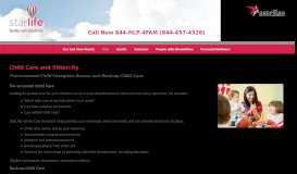 
							         Child Care and Sittercity - Astellas StarLife Family Care Solutions								  
							    