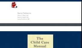 
							         Child Care Manual | Iberia Pediatrics								  
							    