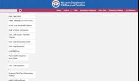 
							         Child Care Parent Portal Information - Wisconsin Department of ...								  
							    