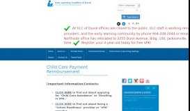 
							         Child Care Provider Payments - Early Learning Coalition of Duval								  
							    