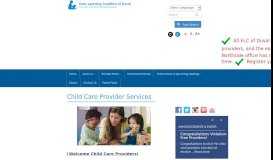 
							         Child Care Provider Services - Early Learning Coalition of Duval								  
							    