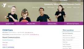 
							         Child Care / School Age Care | Community YMCA Community YMCA								  
							    