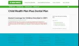 
							         Child Health Plan Plus Dental Plan | Delta Dental of Colorado								  
							    