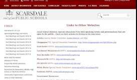 
							         CHILD / Links to Other Websites - Scarsdale Schools								  
							    