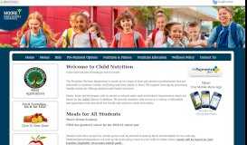 
							         Child Nutrition / Child Nutrition Homepage - Moore Public Schools								  
							    