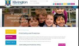 
							         Child Safety and Protection - Kilvington Grammar School								  
							    