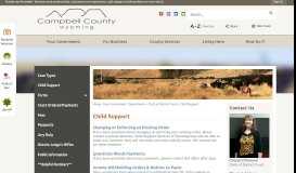 
							         Child Support | Campbell County, WY - Official Website								  
							    
