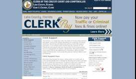 
							         Child Support - Courts - Lake County Clerk of the Circuit & County ...								  
							    