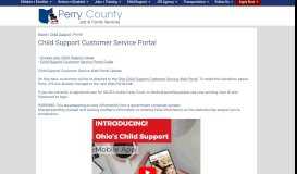 
							         Child Support Customer Service Portal - Perry County Job and ...								  
							    