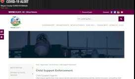 
							         Child Support Enforcement | Wayne County, NC								  
							    