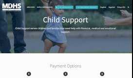 
							         Child Support – Mississippi Department of Human Service								  
							    