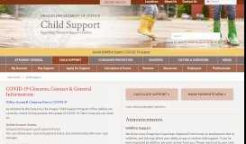
							         Child Support - Oregon Department of Justice : Child Support								  
							    