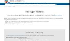 
							         Child Support Web Portal - Cuyahoga Job & Family Services								  
							    