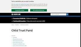 
							         Child Trust Fund - GOV.UK								  
							    