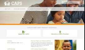 
							         Childcare and Parent Services (CAPS)								  
							    