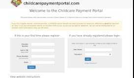 
							         Childcare Provider Portal								  
							    
