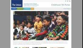 
							         Childhood TB Portal								  
							    