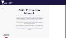 
							         Children at risk learning portal | Child Protection Manual								  
							    